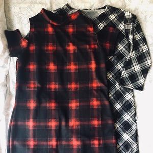 Plaid Jersey Dresses